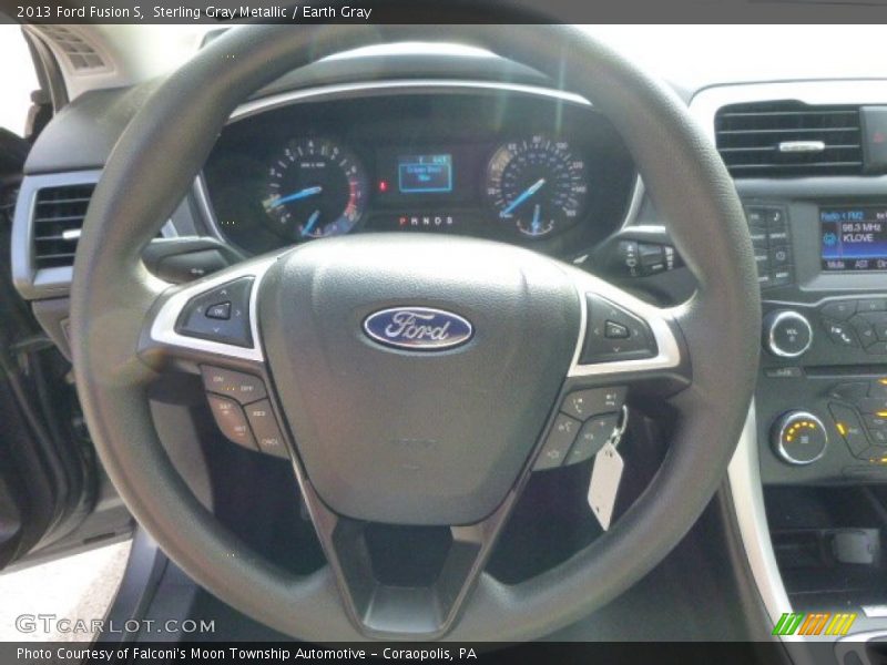 Sterling Gray Metallic / Earth Gray 2013 Ford Fusion S