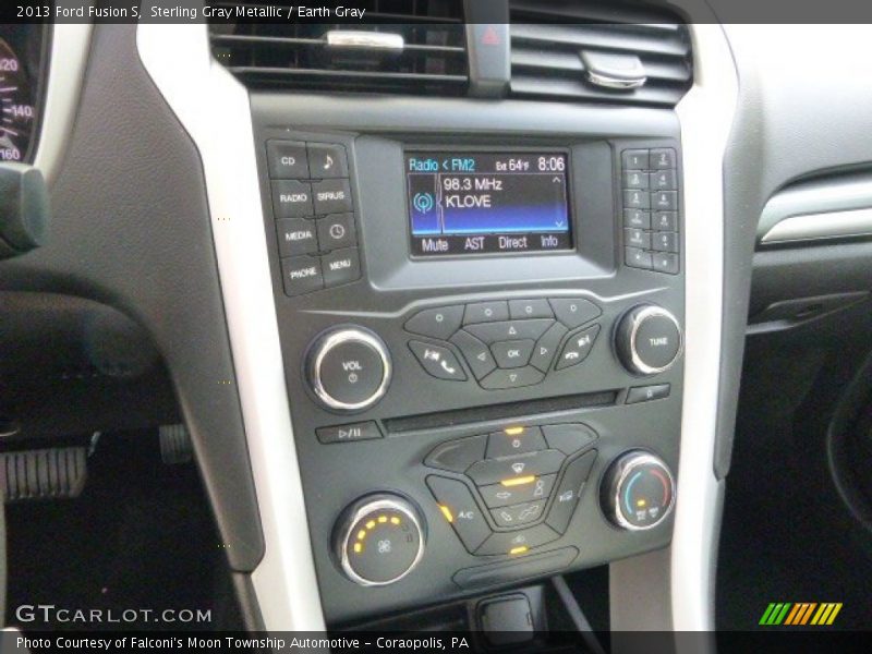 Sterling Gray Metallic / Earth Gray 2013 Ford Fusion S