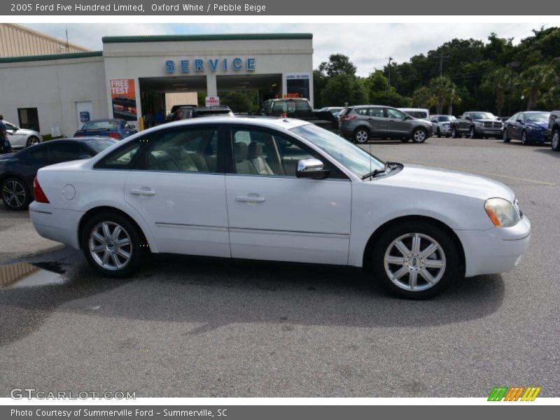 Oxford White / Pebble Beige 2005 Ford Five Hundred Limited