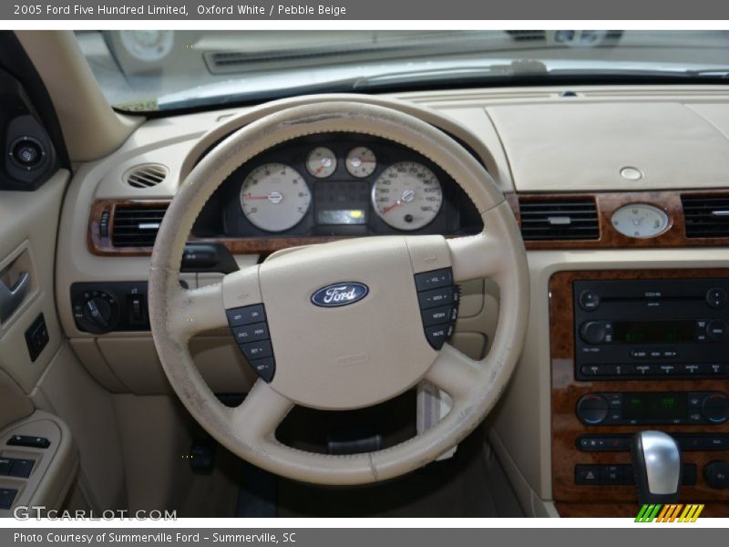 Oxford White / Pebble Beige 2005 Ford Five Hundred Limited