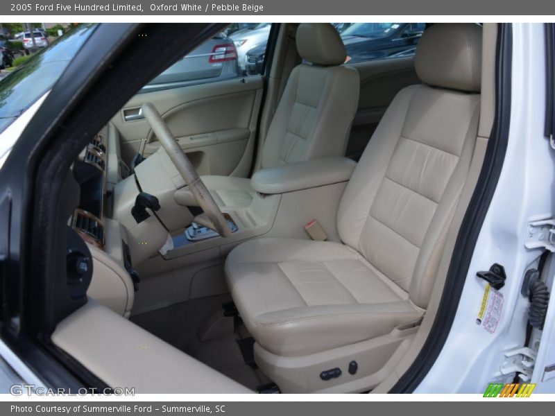 Oxford White / Pebble Beige 2005 Ford Five Hundred Limited