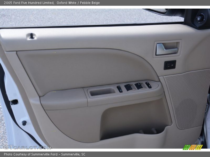 Oxford White / Pebble Beige 2005 Ford Five Hundred Limited