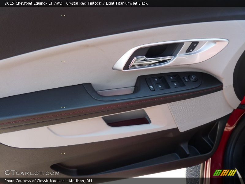 Crystal Red Tintcoat / Light Titanium/Jet Black 2015 Chevrolet Equinox LT AWD