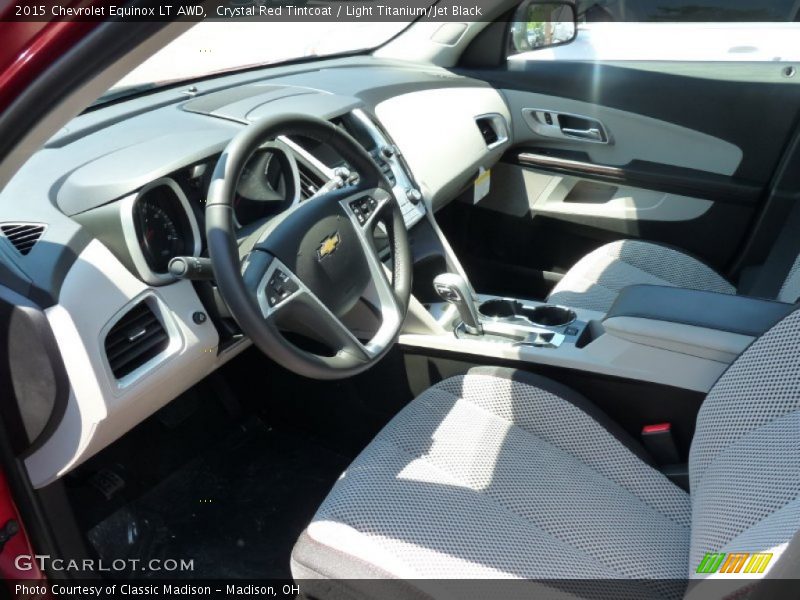 Crystal Red Tintcoat / Light Titanium/Jet Black 2015 Chevrolet Equinox LT AWD