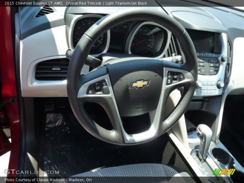 Crystal Red Tintcoat / Light Titanium/Jet Black 2015 Chevrolet Equinox LT AWD