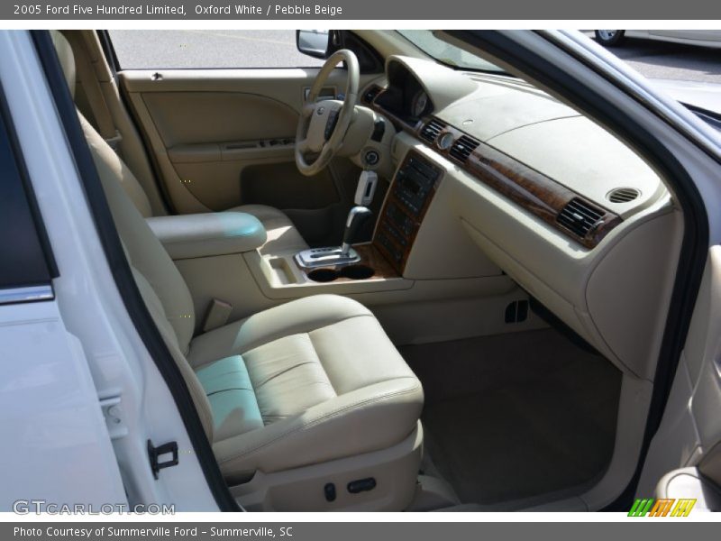 Oxford White / Pebble Beige 2005 Ford Five Hundred Limited