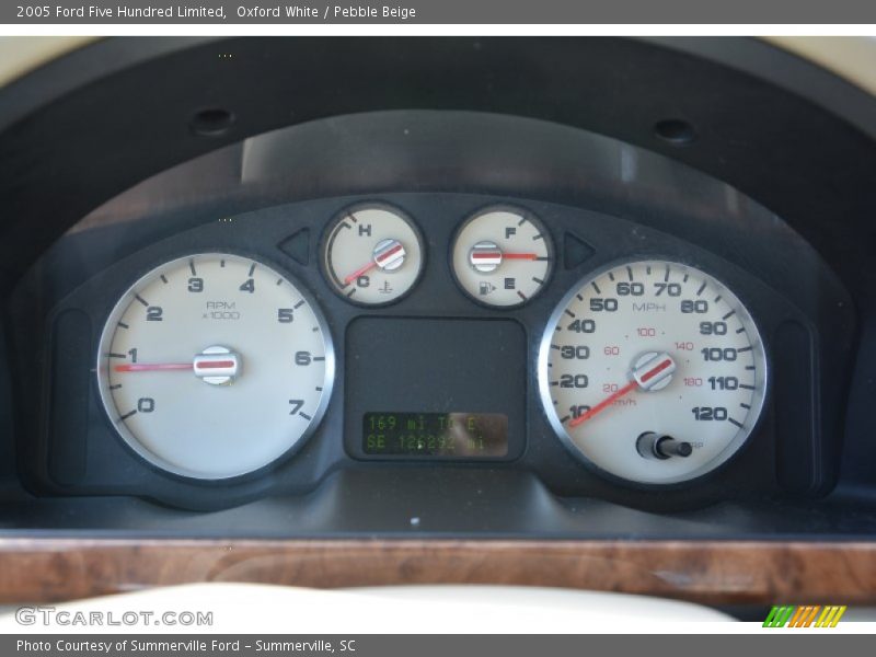Oxford White / Pebble Beige 2005 Ford Five Hundred Limited