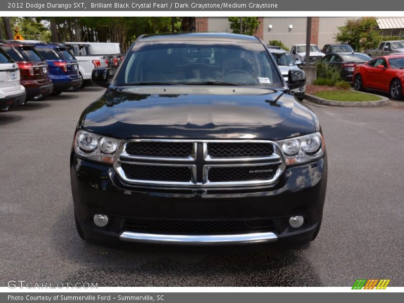 Brilliant Black Crystal Pearl / Dark Graystone/Medium Graystone 2012 Dodge Durango SXT
