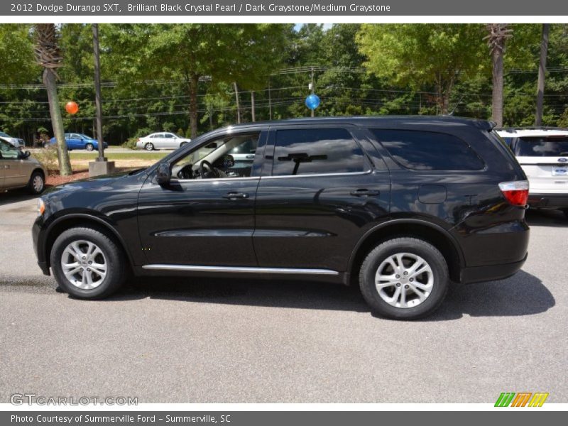 Brilliant Black Crystal Pearl / Dark Graystone/Medium Graystone 2012 Dodge Durango SXT