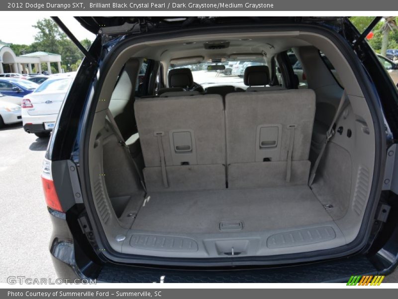 Brilliant Black Crystal Pearl / Dark Graystone/Medium Graystone 2012 Dodge Durango SXT