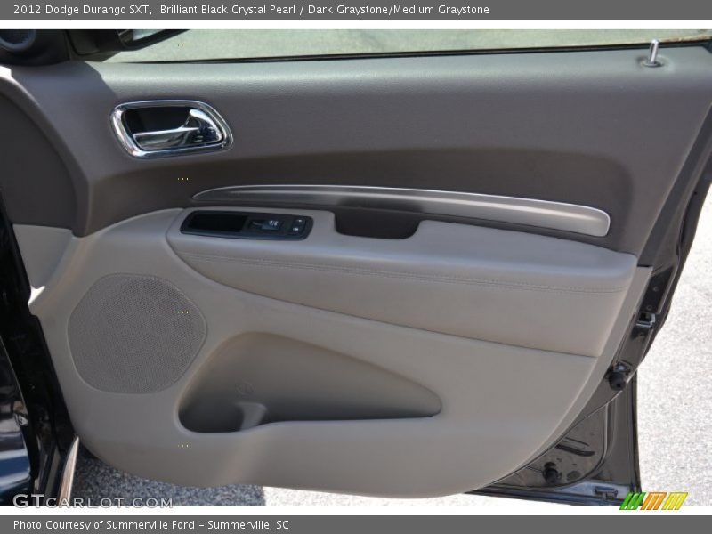 Brilliant Black Crystal Pearl / Dark Graystone/Medium Graystone 2012 Dodge Durango SXT