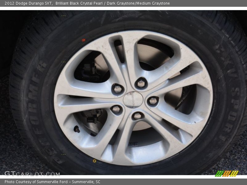 Brilliant Black Crystal Pearl / Dark Graystone/Medium Graystone 2012 Dodge Durango SXT