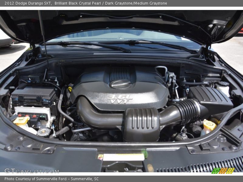 Brilliant Black Crystal Pearl / Dark Graystone/Medium Graystone 2012 Dodge Durango SXT