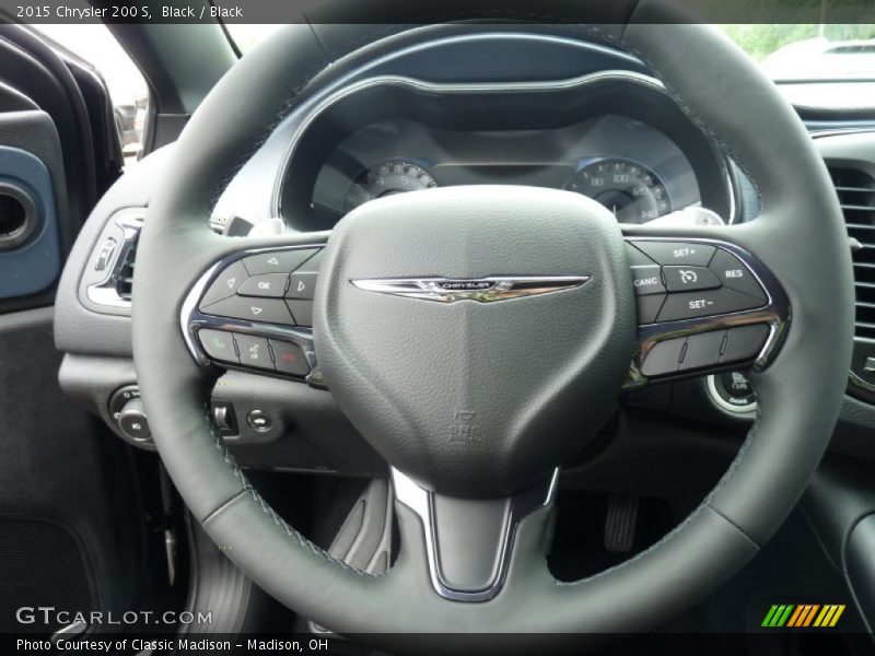 Black / Black 2015 Chrysler 200 S
