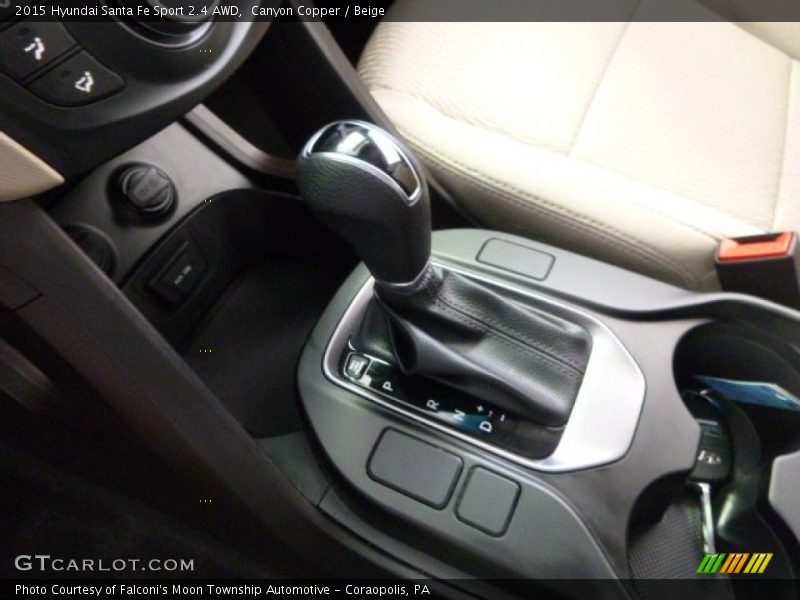 Canyon Copper / Beige 2015 Hyundai Santa Fe Sport 2.4 AWD