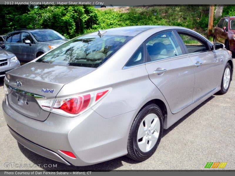 Hyper Silver Metallic / Gray 2012 Hyundai Sonata Hybrid