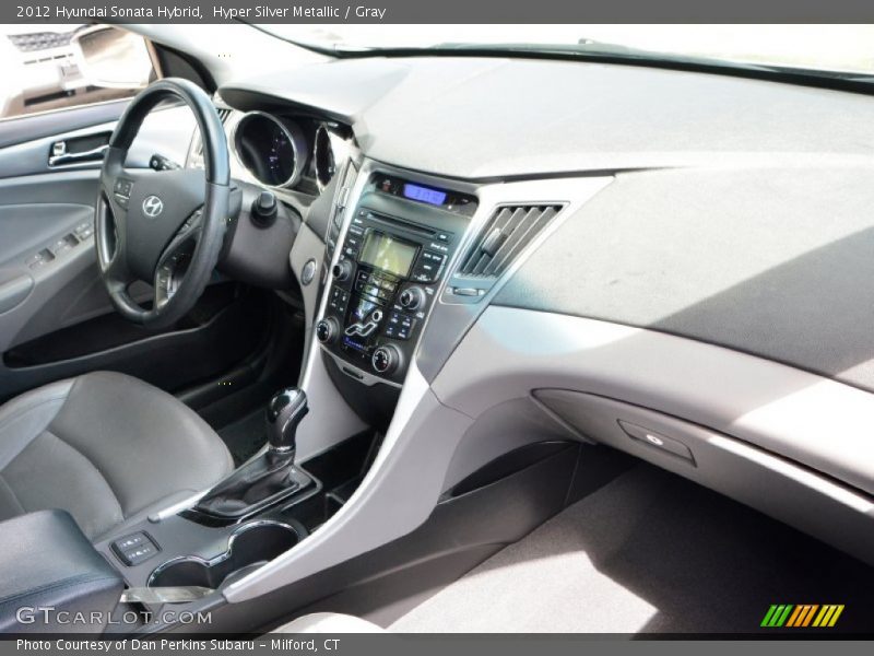 Hyper Silver Metallic / Gray 2012 Hyundai Sonata Hybrid