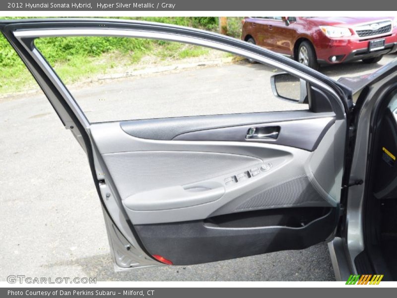 Hyper Silver Metallic / Gray 2012 Hyundai Sonata Hybrid