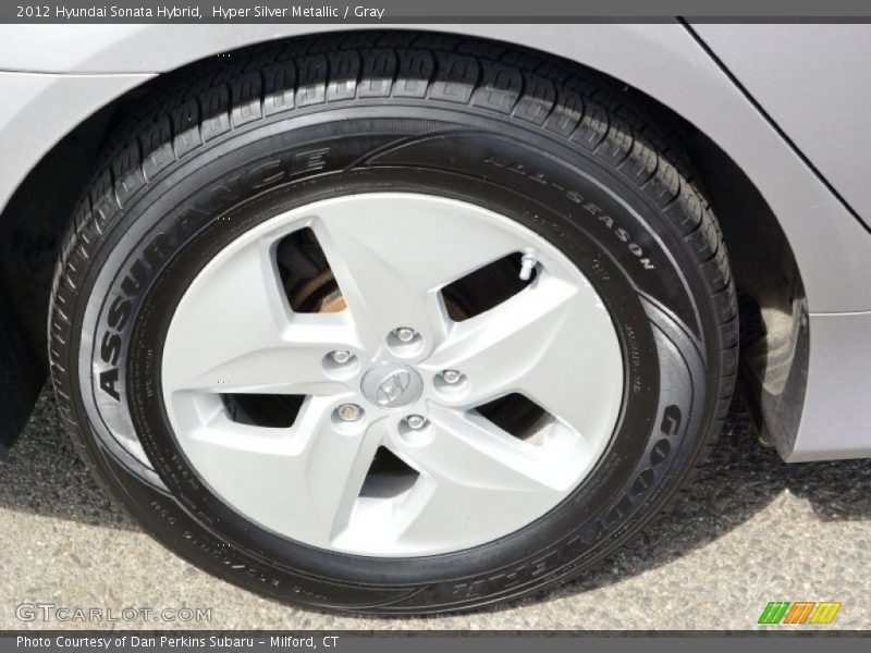 Hyper Silver Metallic / Gray 2012 Hyundai Sonata Hybrid
