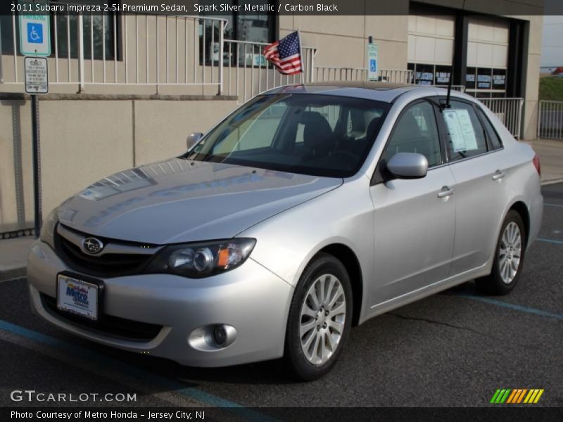 Spark Silver Metallic / Carbon Black 2011 Subaru Impreza 2.5i Premium Sedan