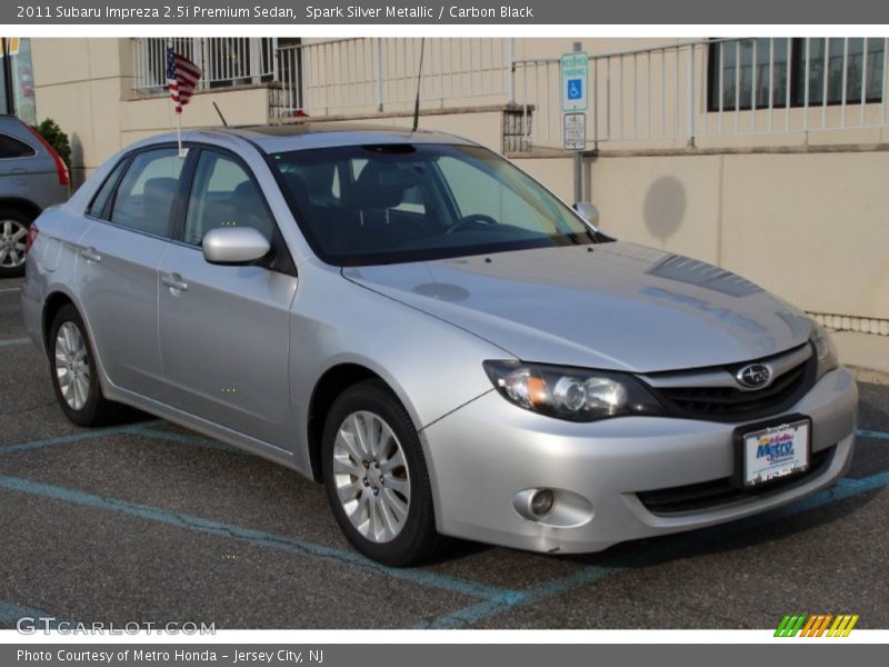 Spark Silver Metallic / Carbon Black 2011 Subaru Impreza 2.5i Premium Sedan