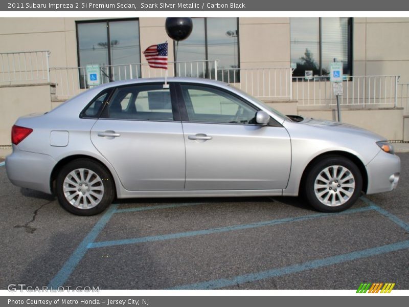 Spark Silver Metallic / Carbon Black 2011 Subaru Impreza 2.5i Premium Sedan