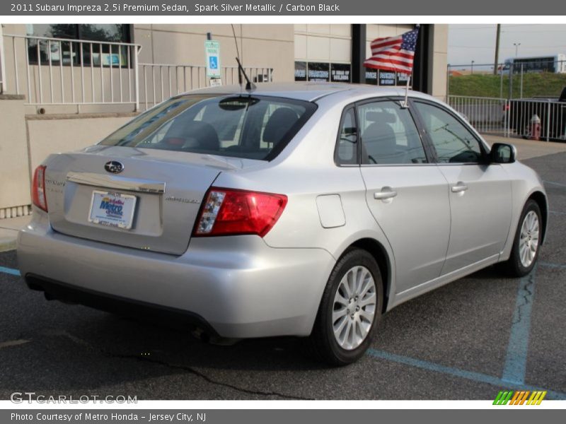 Spark Silver Metallic / Carbon Black 2011 Subaru Impreza 2.5i Premium Sedan