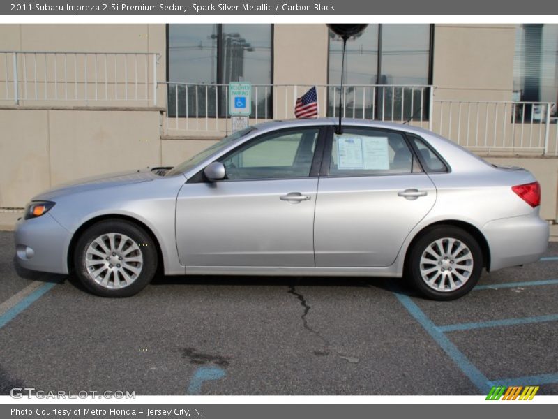 Spark Silver Metallic / Carbon Black 2011 Subaru Impreza 2.5i Premium Sedan