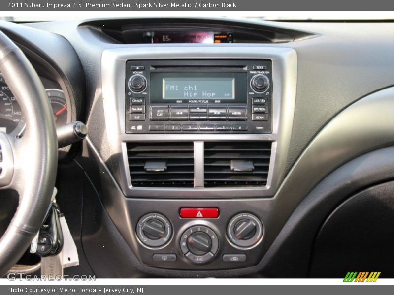 Spark Silver Metallic / Carbon Black 2011 Subaru Impreza 2.5i Premium Sedan