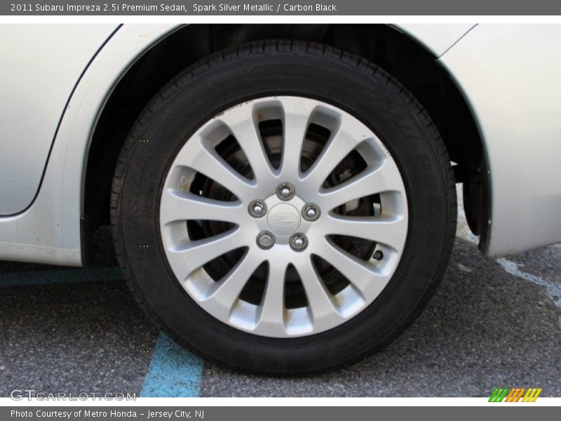 Spark Silver Metallic / Carbon Black 2011 Subaru Impreza 2.5i Premium Sedan