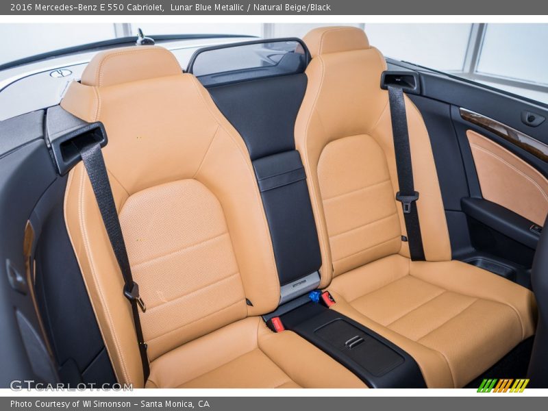 Rear Seat of 2016 E 550 Cabriolet