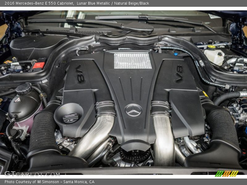  2016 E 550 Cabriolet Engine - 4.6 Liter DI biturbo DOHC 32-Valve VVT V8