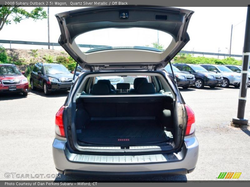 Quartz Silver Metallic / Off Black 2008 Subaru Outback 2.5i Wagon