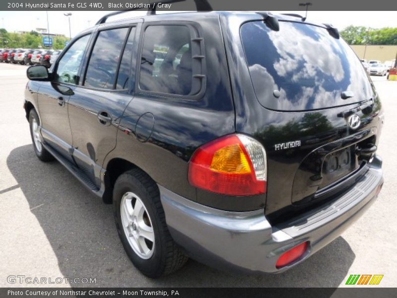 Black Obsidian / Gray 2004 Hyundai Santa Fe GLS 4WD