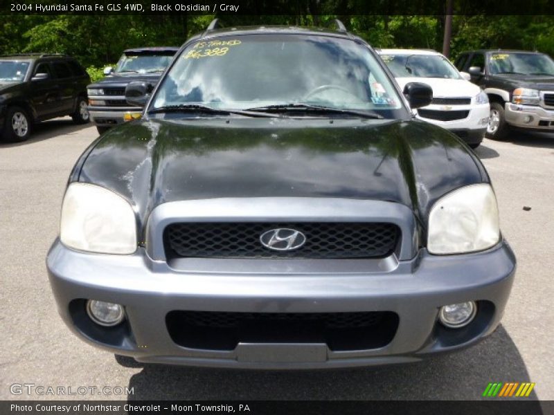 Black Obsidian / Gray 2004 Hyundai Santa Fe GLS 4WD