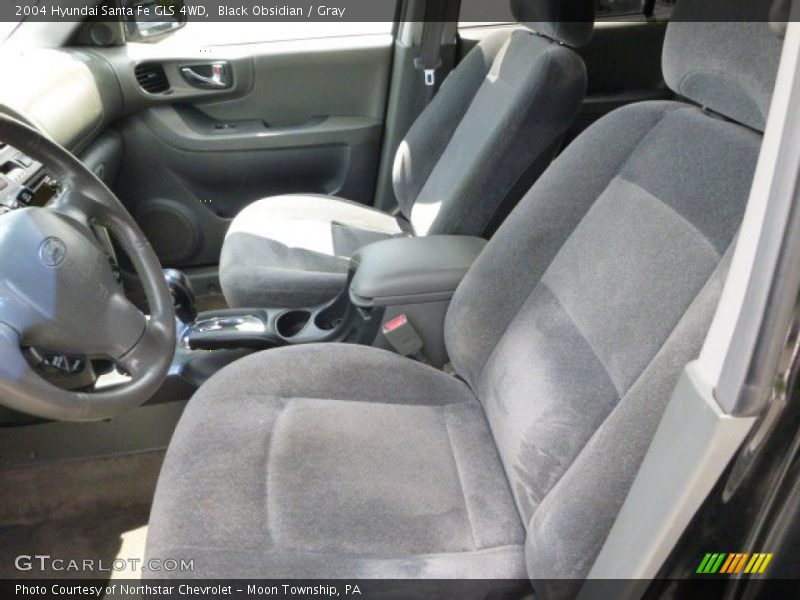 Black Obsidian / Gray 2004 Hyundai Santa Fe GLS 4WD