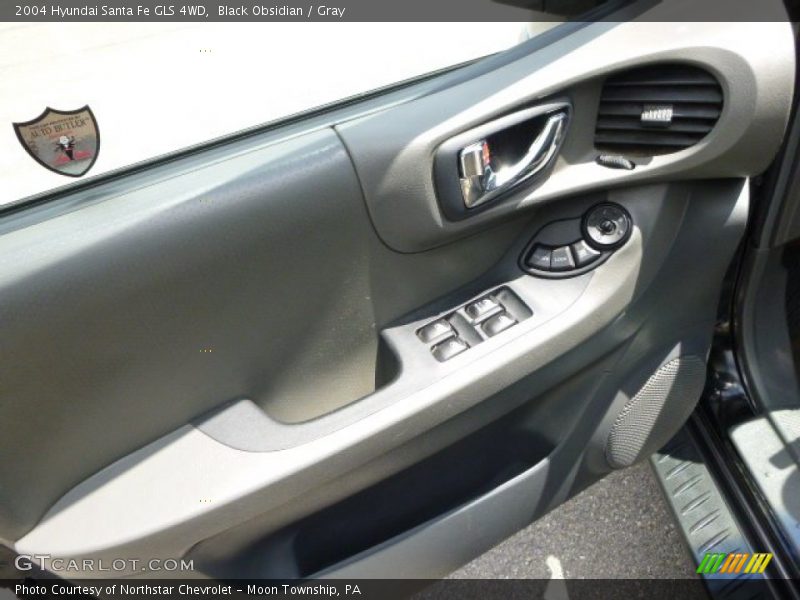 Black Obsidian / Gray 2004 Hyundai Santa Fe GLS 4WD
