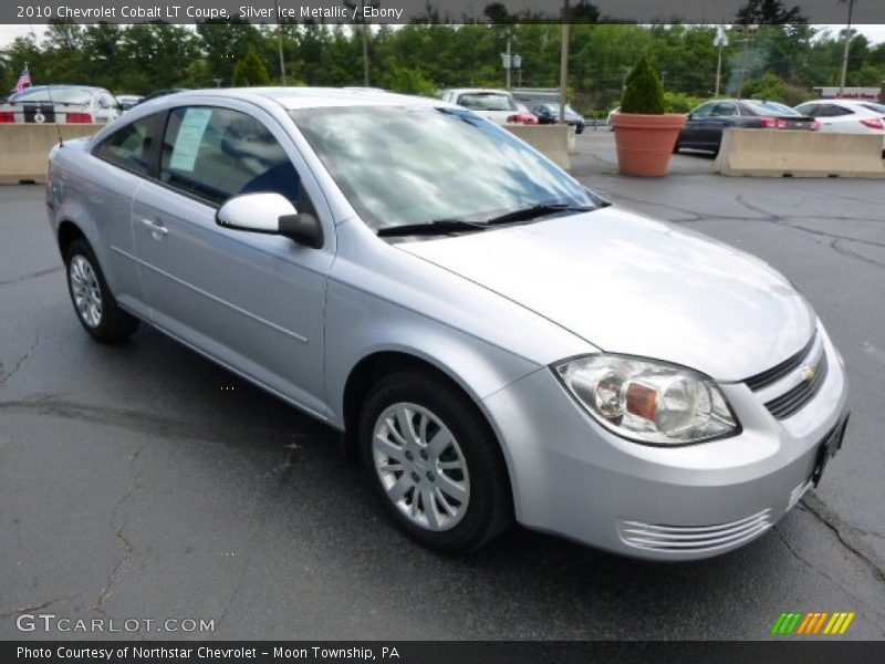 Silver Ice Metallic / Ebony 2010 Chevrolet Cobalt LT Coupe