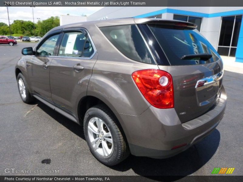 Mocha Steel Metallic / Jet Black/Light Titanium 2010 Chevrolet Equinox LS AWD