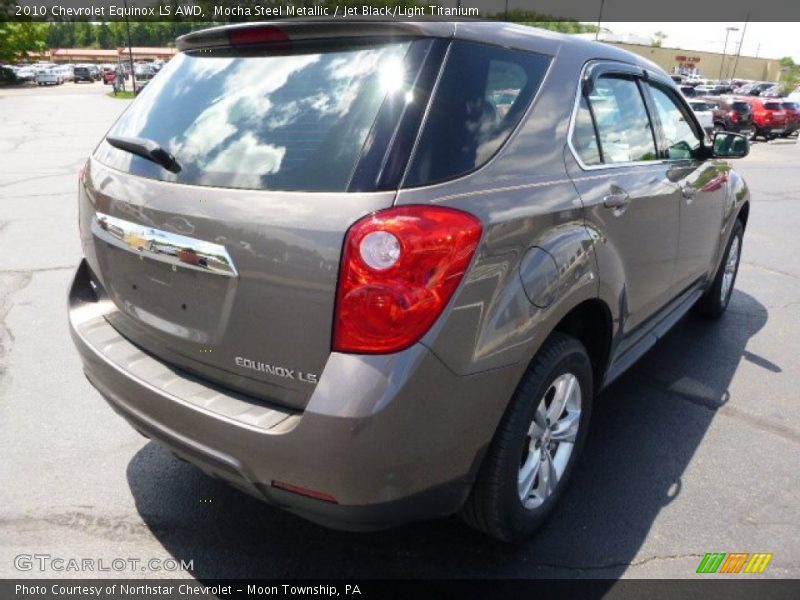 Mocha Steel Metallic / Jet Black/Light Titanium 2010 Chevrolet Equinox LS AWD