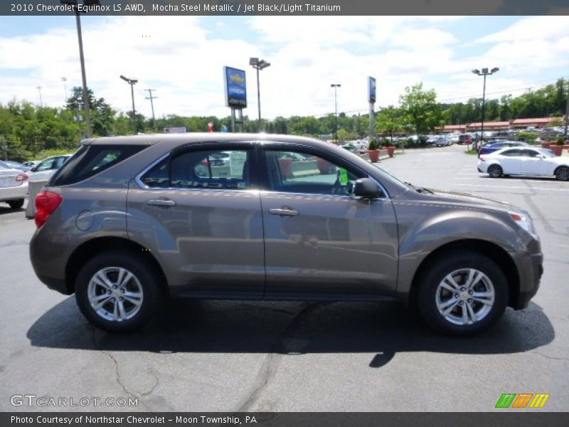 Mocha Steel Metallic / Jet Black/Light Titanium 2010 Chevrolet Equinox LS AWD