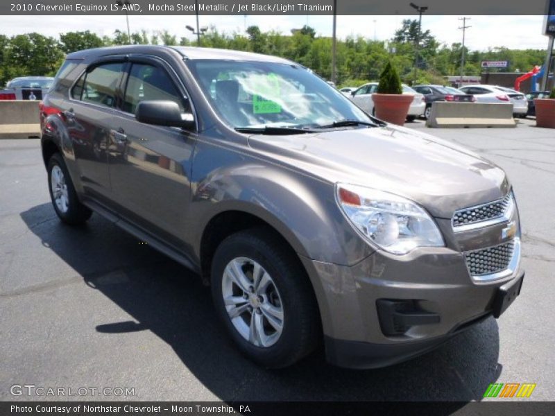 Mocha Steel Metallic / Jet Black/Light Titanium 2010 Chevrolet Equinox LS AWD