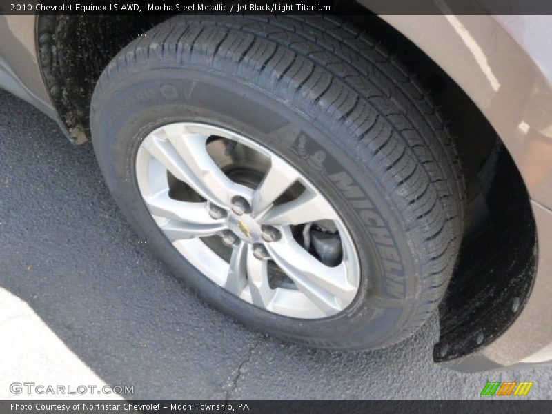 Mocha Steel Metallic / Jet Black/Light Titanium 2010 Chevrolet Equinox LS AWD