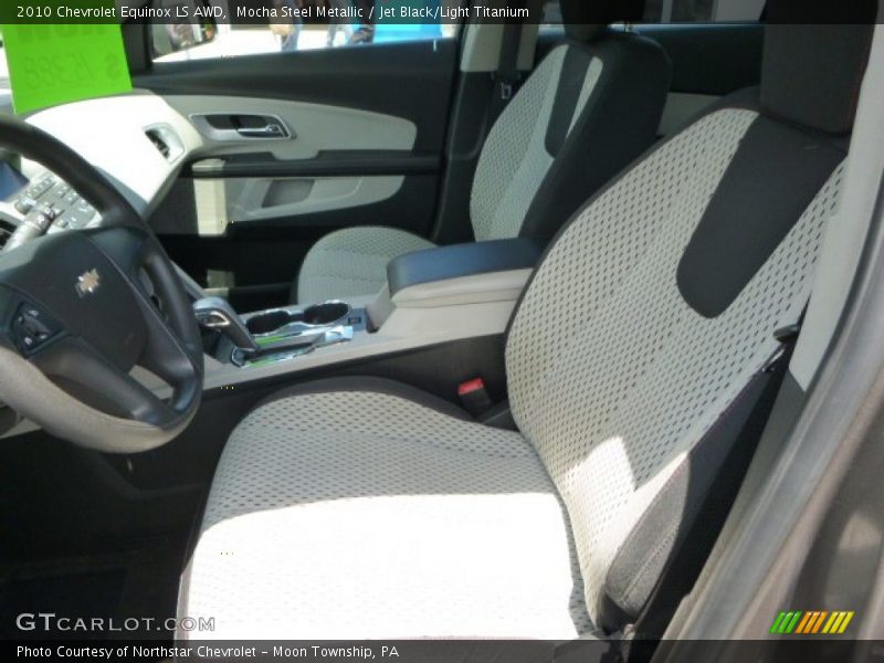 Mocha Steel Metallic / Jet Black/Light Titanium 2010 Chevrolet Equinox LS AWD