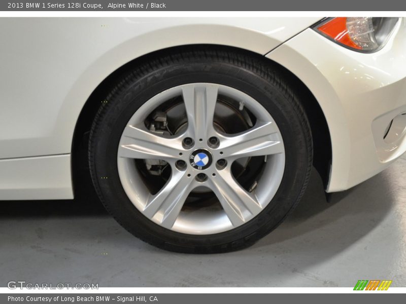 Alpine White / Black 2013 BMW 1 Series 128i Coupe