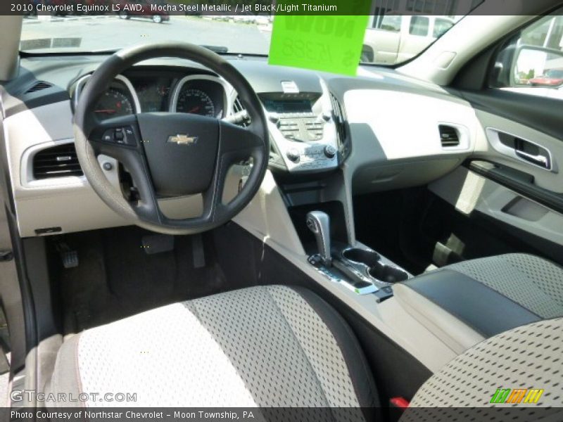 Mocha Steel Metallic / Jet Black/Light Titanium 2010 Chevrolet Equinox LS AWD