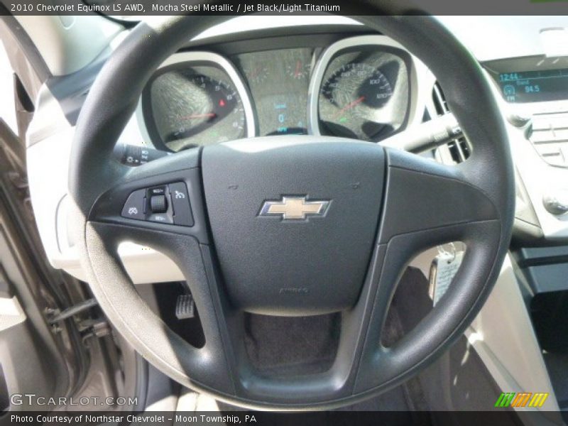Mocha Steel Metallic / Jet Black/Light Titanium 2010 Chevrolet Equinox LS AWD