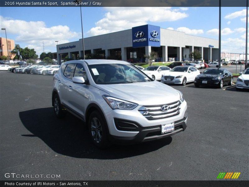 Sparkling Silver / Gray 2016 Hyundai Santa Fe Sport