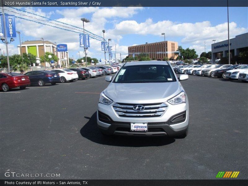 Sparkling Silver / Gray 2016 Hyundai Santa Fe Sport