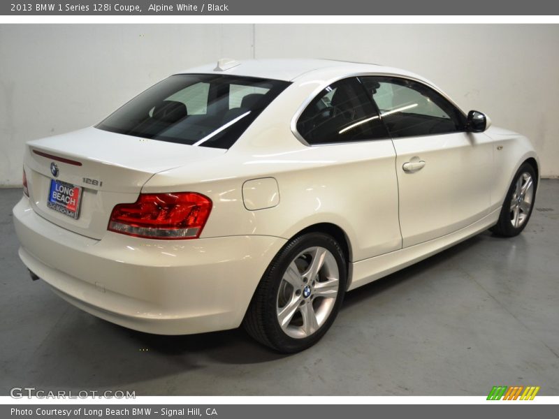 Alpine White / Black 2013 BMW 1 Series 128i Coupe